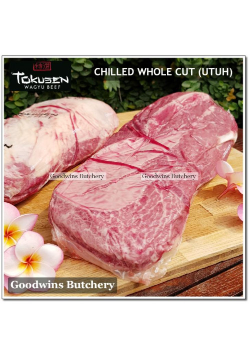 Beef blade OYSTER BLADE WAGYU TOKUSEN marbling <=5 (sampil) aged whole cuts chilled +/- 5 kg/carton 2pcs (price/kg) PREORDER 3-7 days notice